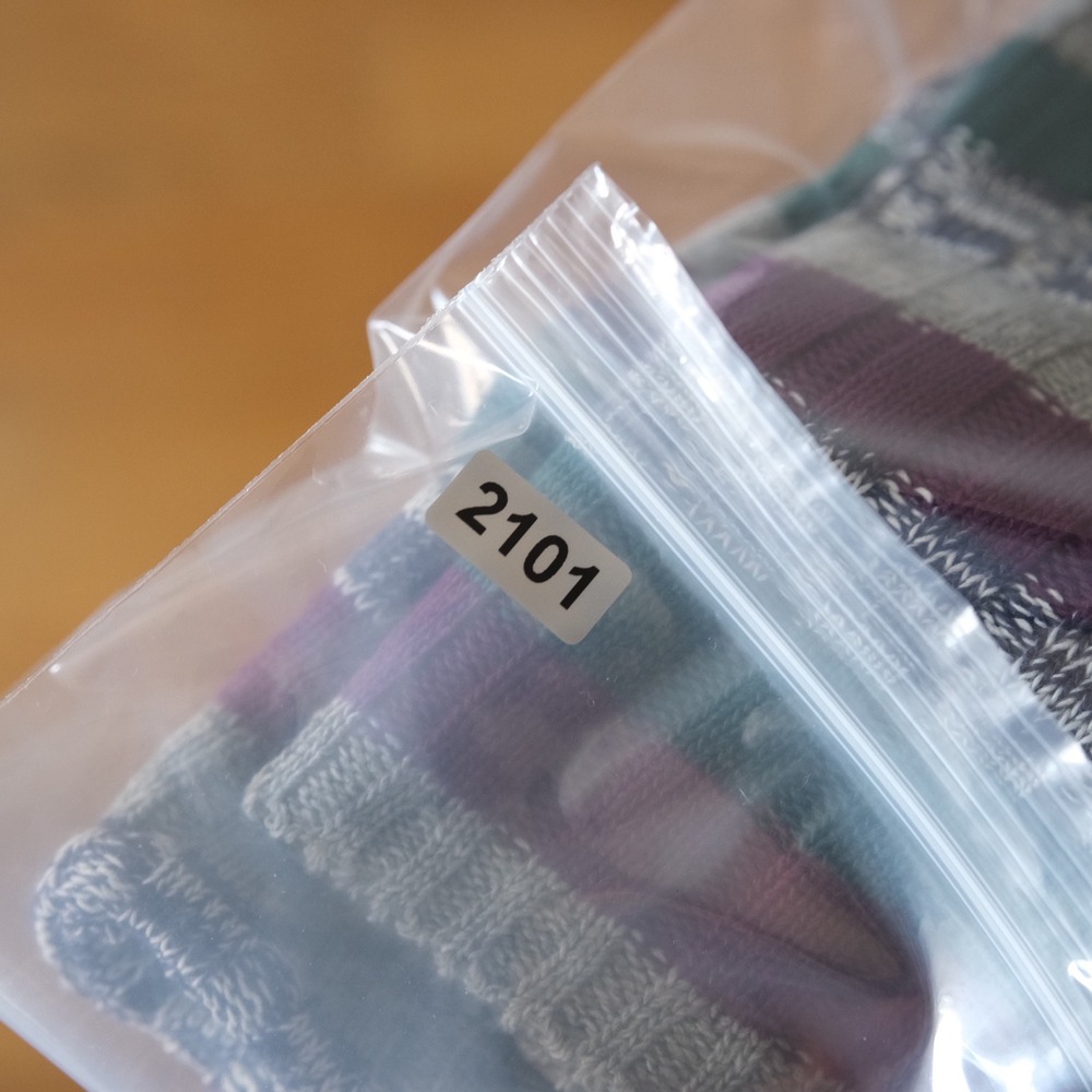 Denim‎ Republic Striped Sweater Kids Purple Green Grey Ribbed Knit Vintage 10/12 - Picture 8 of 8
